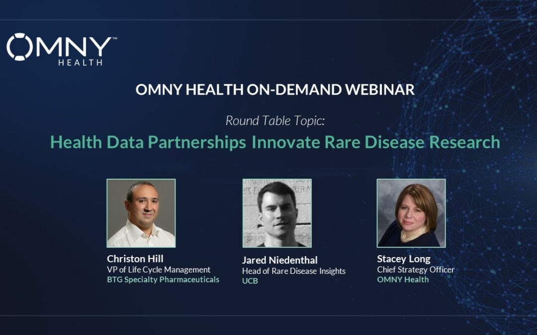 Register to View Health Data Partnerships Innovate Rare Disease Specialty Research – OMNY Health On-Demand Webinar